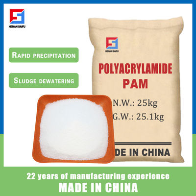 Polyacrylamide APAM ανιονική Flocculant χημική κατεργασία ύδατος