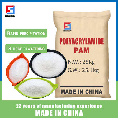 Χημική κατιονική Flocculant Plolyacrylamide κατεργασία ύδατος απομάκρυνσης νερού λάσπης